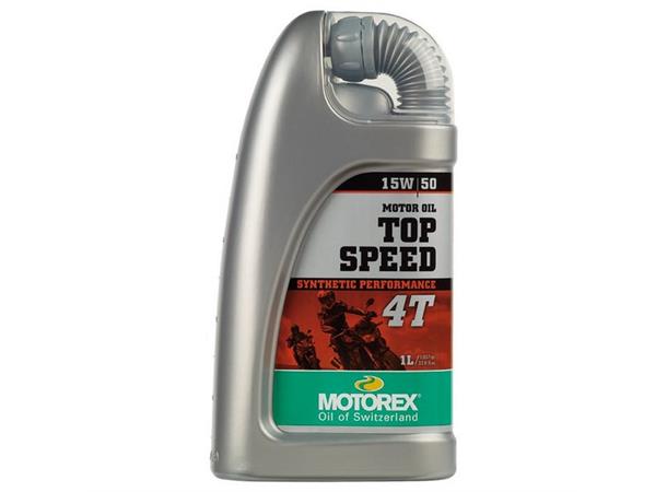 Motorex Top Speed 4T SAE 15W-50 Motorolje - 1 Liter